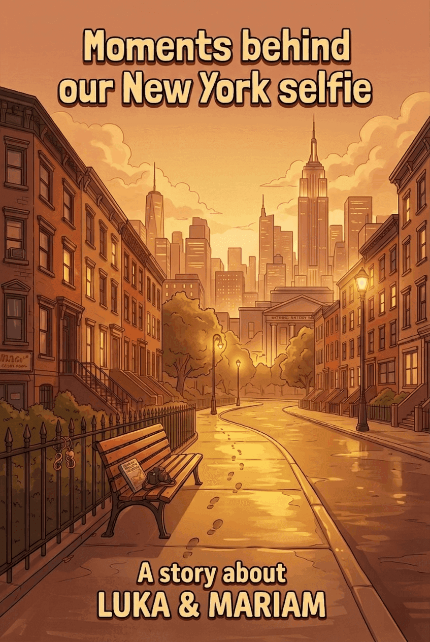 Illustrated book, A story about Luka and Mariam